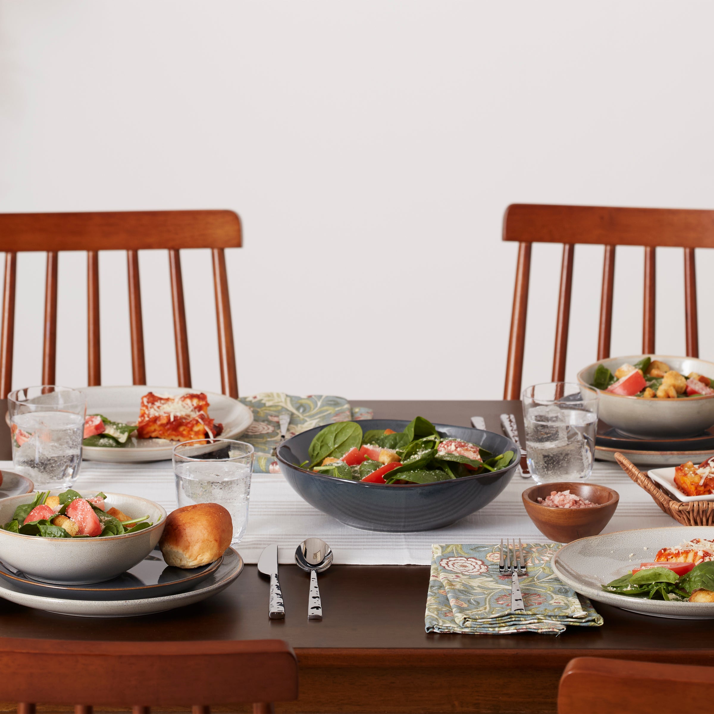 Organic Shades Gray 12 Piece Dinnerware Set - Image 5