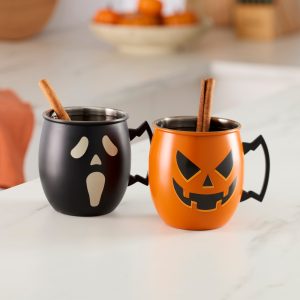 Halloween Moscow Mule Mugs. Set of 2