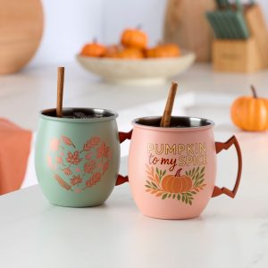 Harvest Moscow Mule Mugs. Set of 2