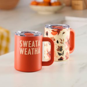 Harvest Insulated Mugs. Set of 2