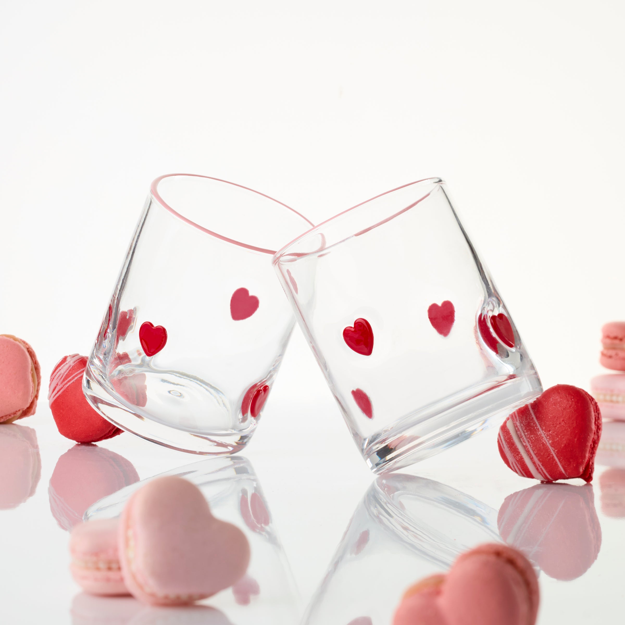 24 Seven Heart-Embossed Tumblers. Set of 2 - Image 2