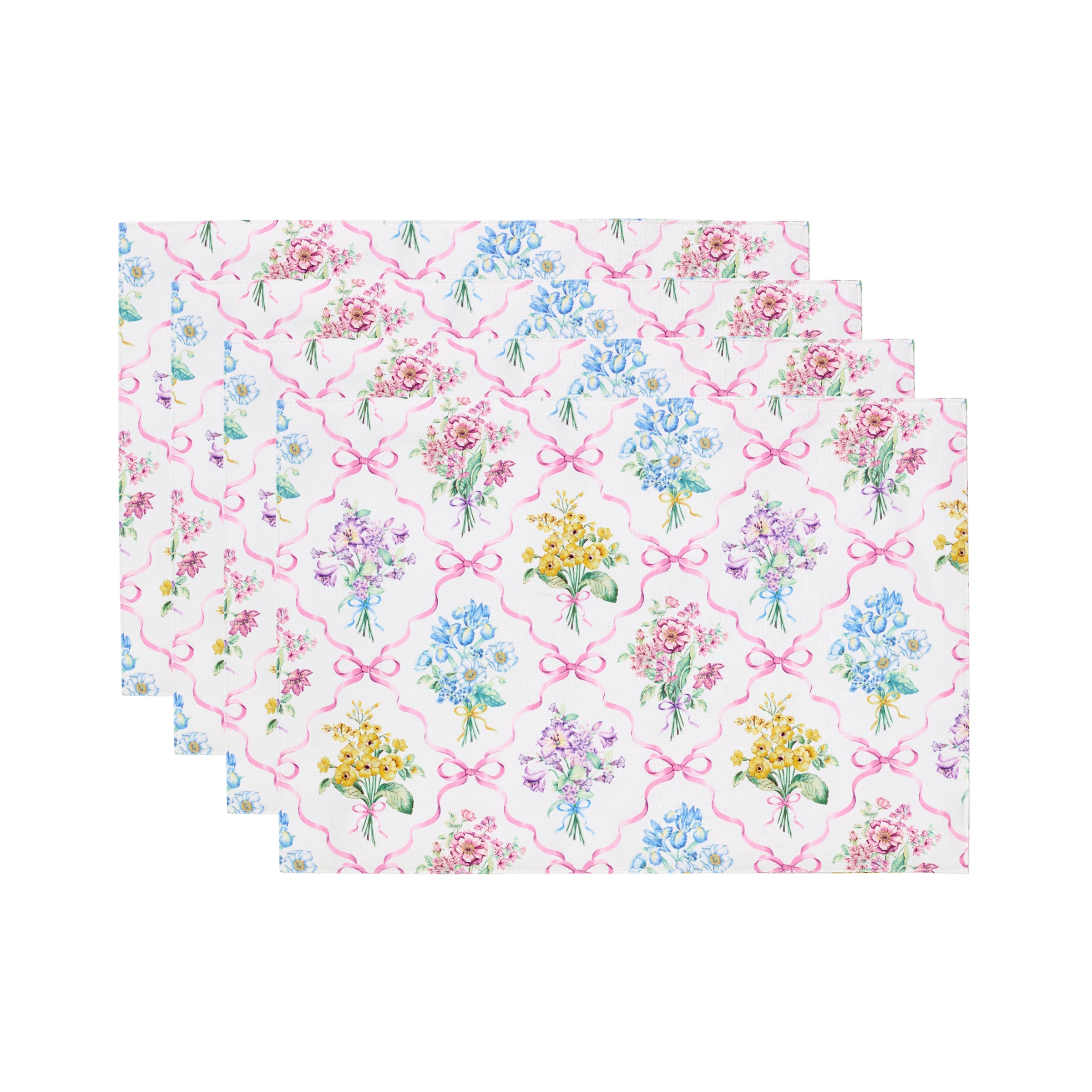 Bouquet Ribbon Placemats. Set of 4 - Image 2