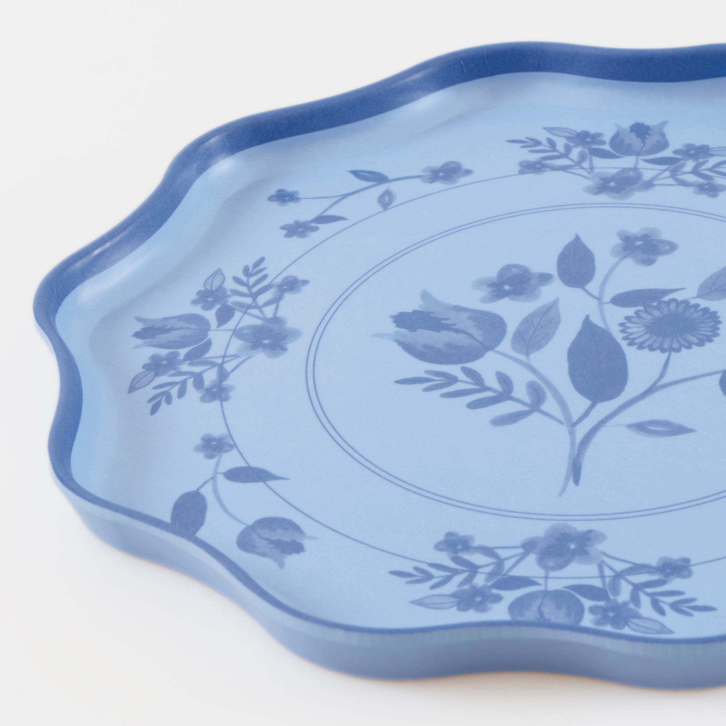 Vintage Botanical Reusable Small Plates. Set of 4 - Image 3