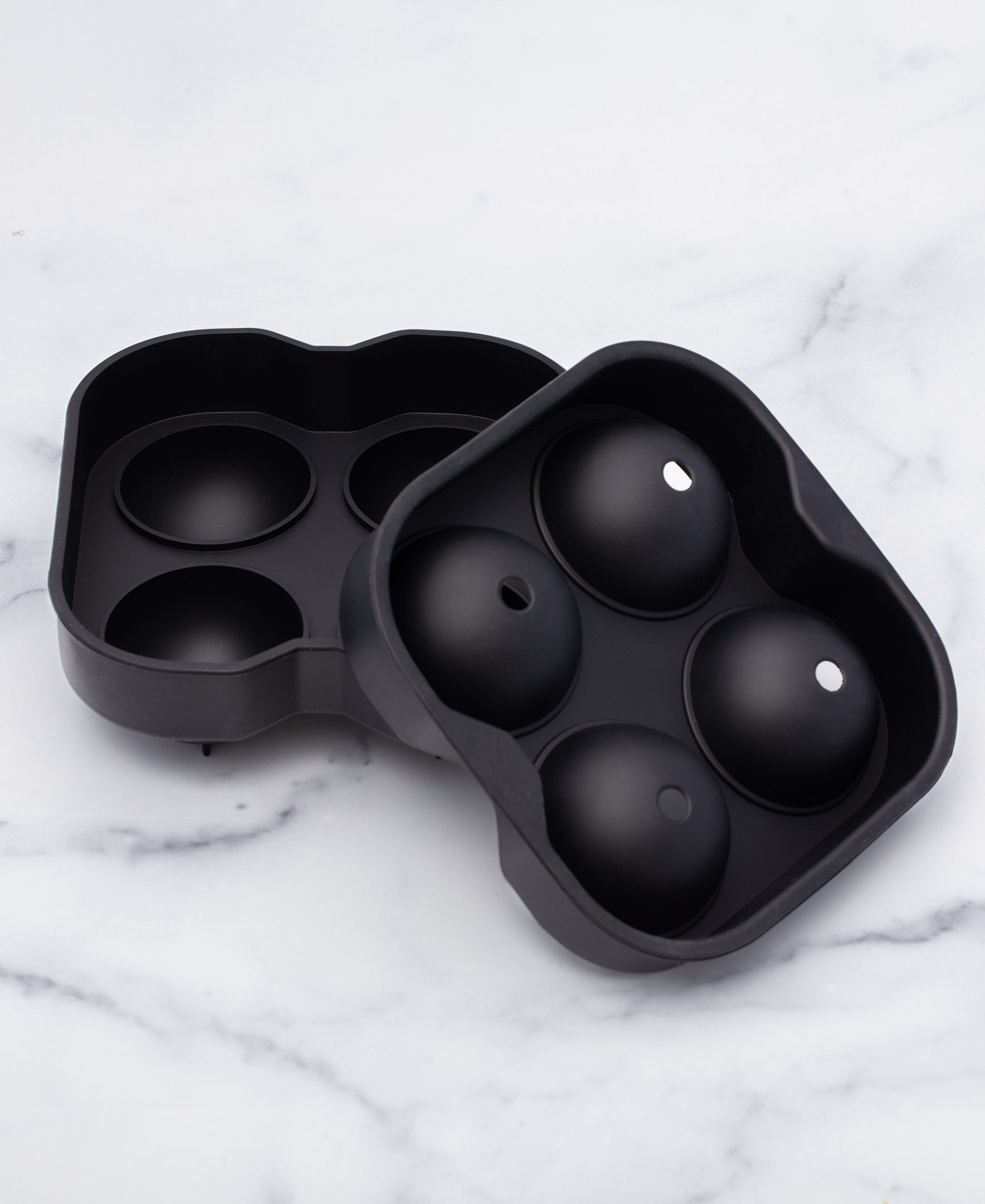 Black Round Silicone XL Ice Mold - Image 4