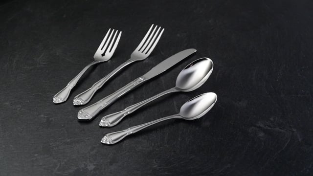 True Rose Salad Forks. Set of 4 - Image 2
