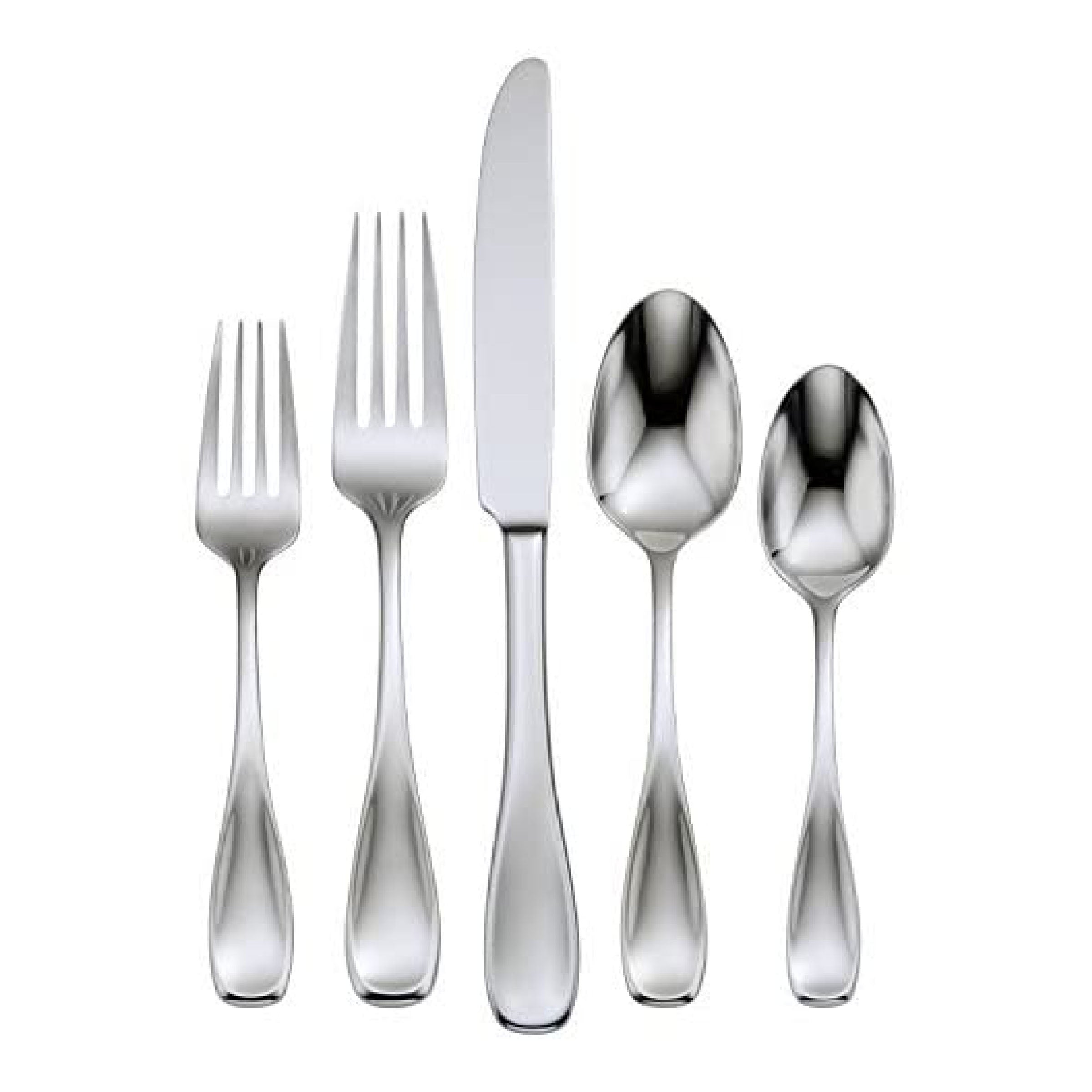 Brushed Satin Voss 45 Piece Flatware Set