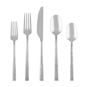 Inspire Hammered 20-Piece Flatware Set