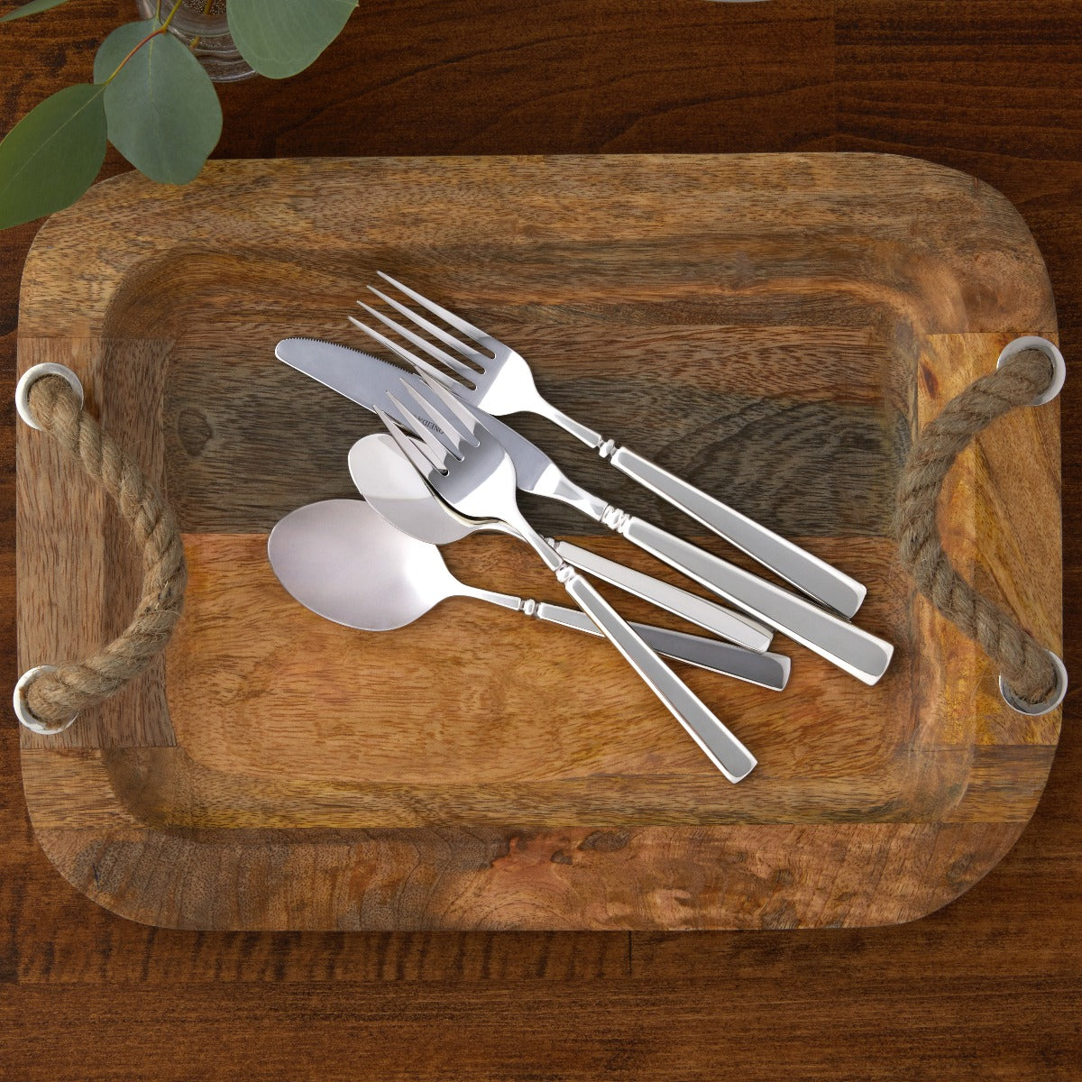 Easton Satin 20-Piece Flatware Set - Image 2